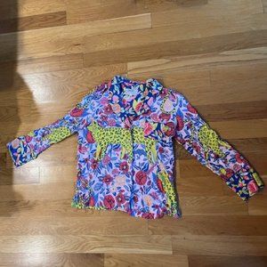 Agathe Singer Cheetah Flannel Sleep Set (SMALL)